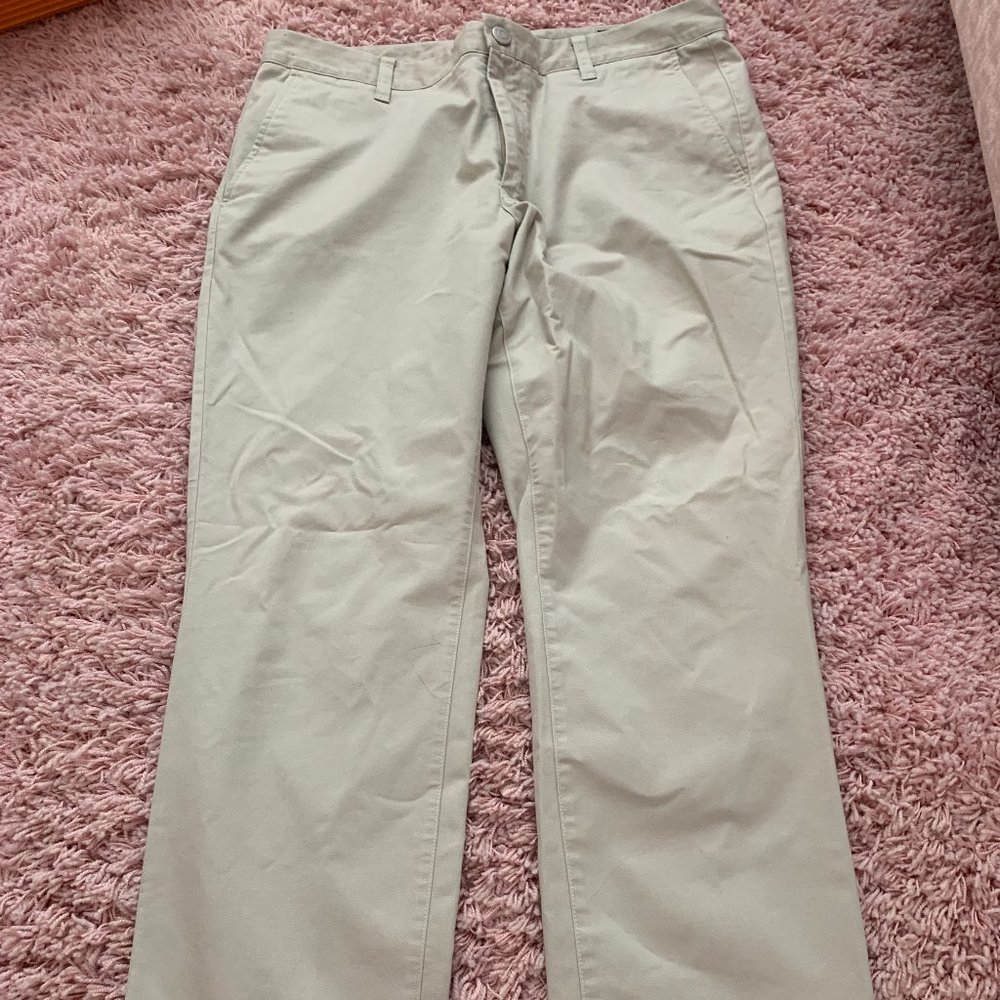 Light Khaki Bonobos Pants, Slim Fit, Size 34/30